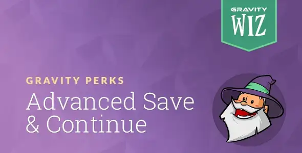Gravity Forms Advanced Save & Continue