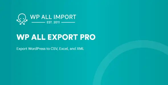 WP All Export Pro –Export WordPress to CSV, Excel and XML